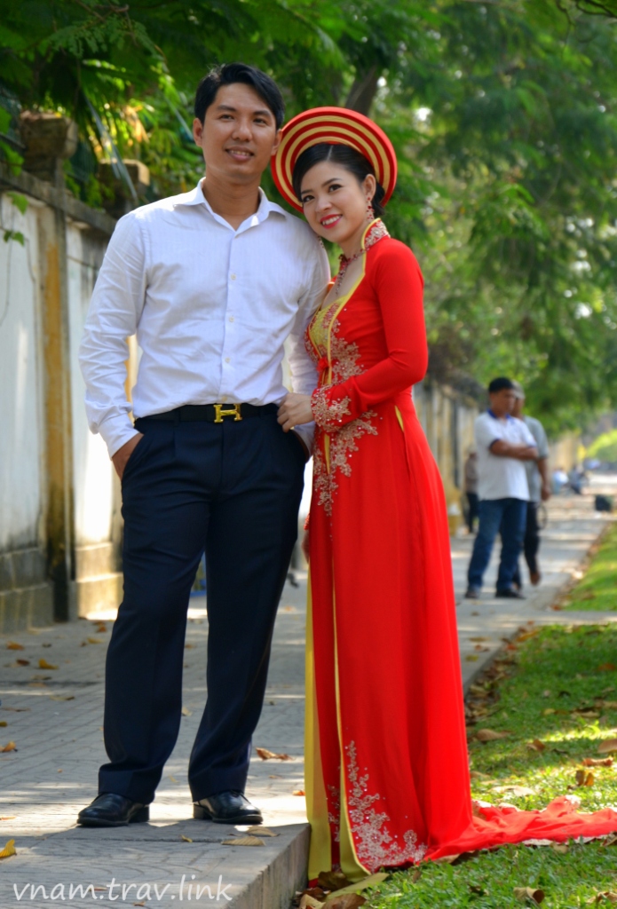вьетнамская свадебная пара